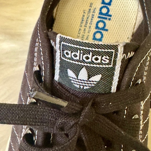 NWT Adidas Originals Nizza RF Core Canvas Sneakers – Men Size 6 & Women Size 7 - Picture 7 of 13